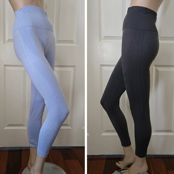 Boohoo Compression Leggings SZ L 2pc - Picture 1 of 16